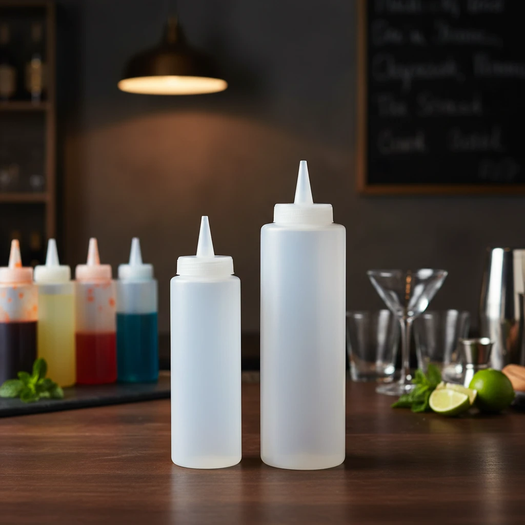 Dekoreringsflaskor PE 2 st 170488930 by Koop color Helder
