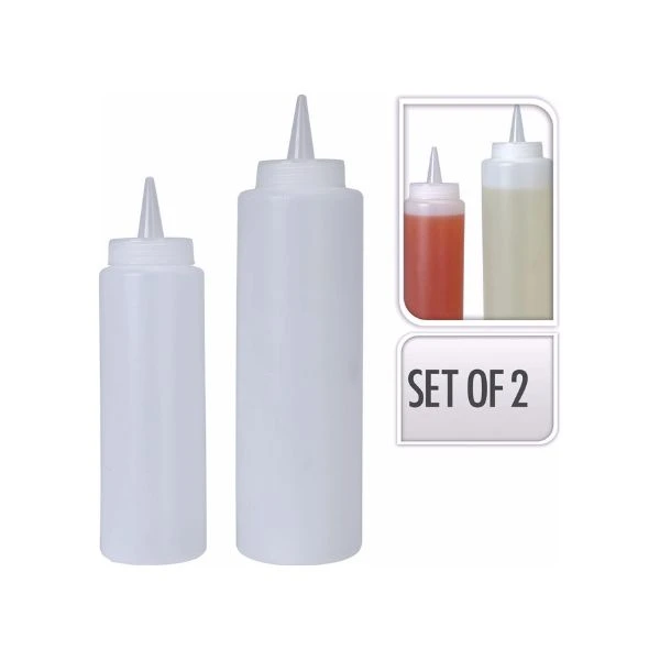 Dekoreringsflaskor PE 2 st 170488930 by Koop color Helder