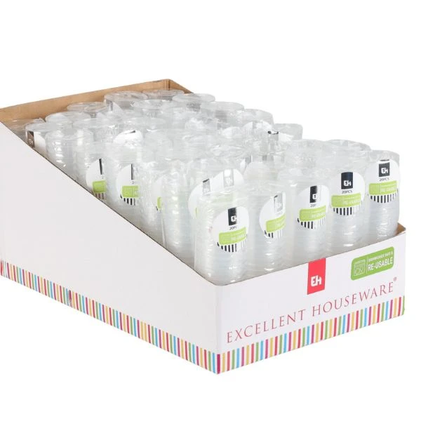 Shotglas 30ml, 20 st 178000670 by Koop color Helder