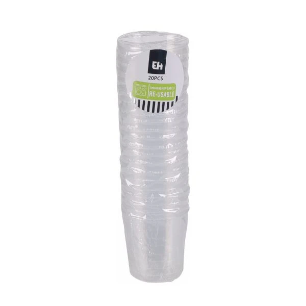 Shotglas 30ml, 20 st 178000670 by Koop color Helder