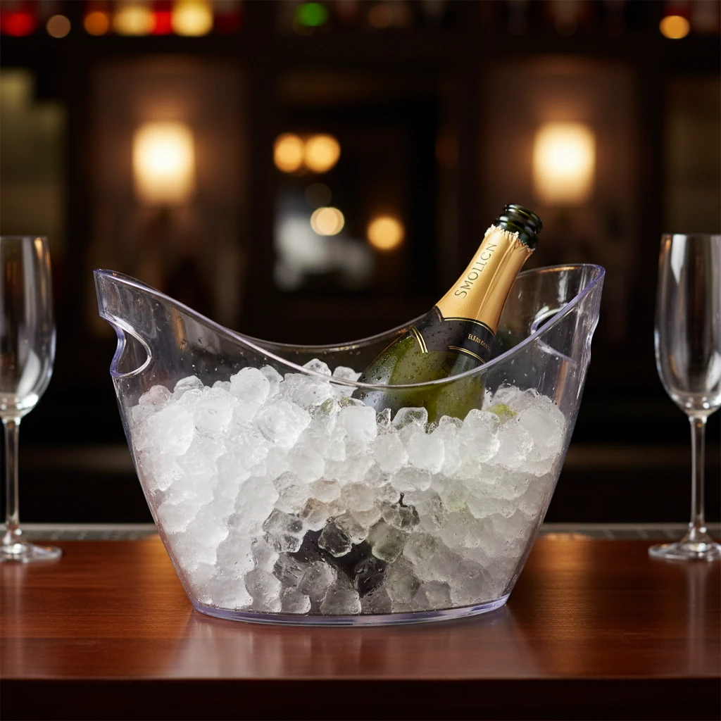 Champagnekylare ca 22 cm 179650760 by Koop color Silver