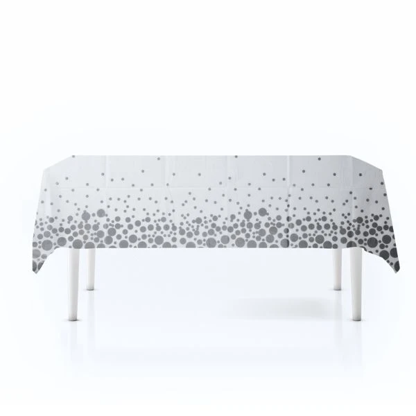 Duk 130x220cm Silver 491021690 by Koop color Silver
