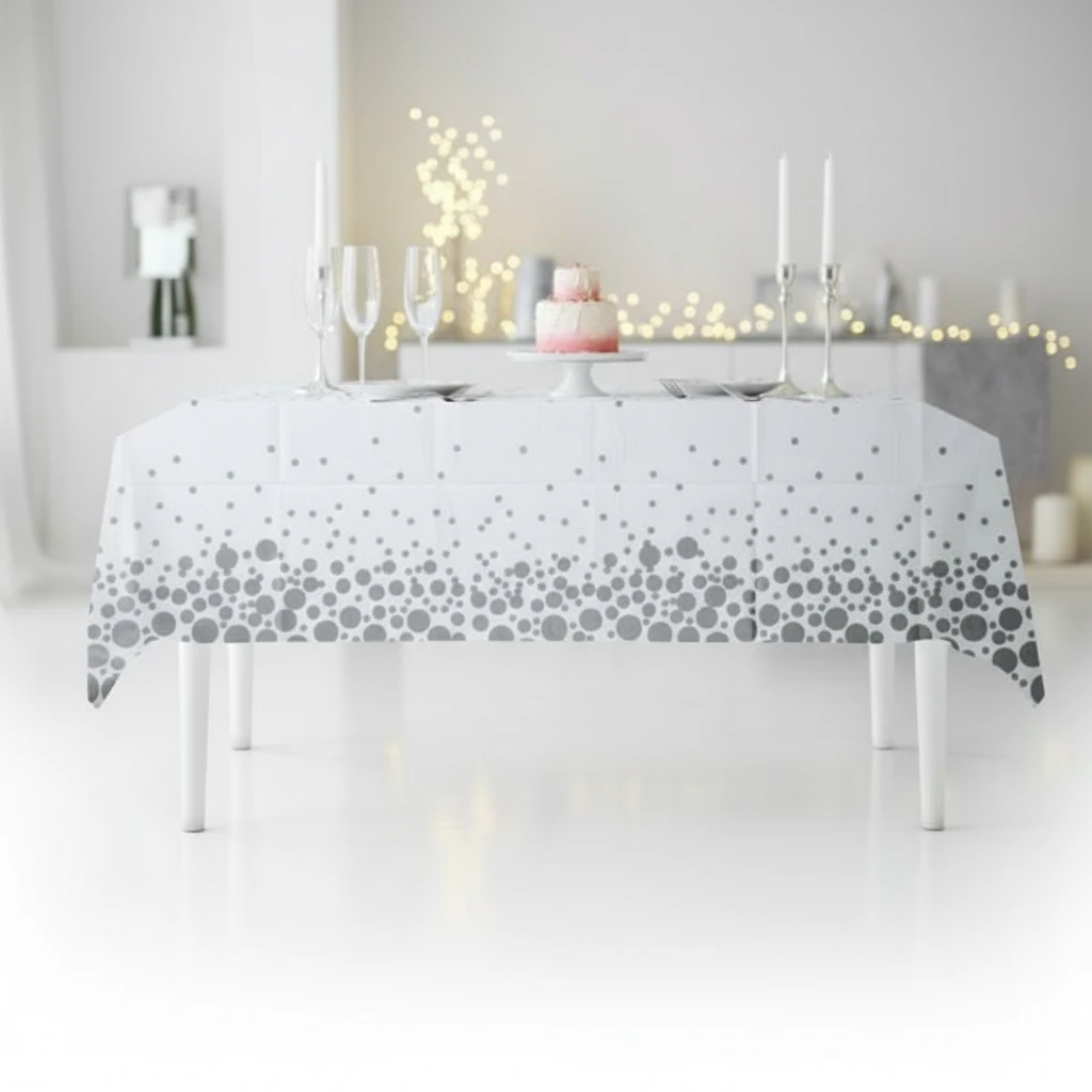 Duk 130x220cm Silver 491021690 by Koop color Silver