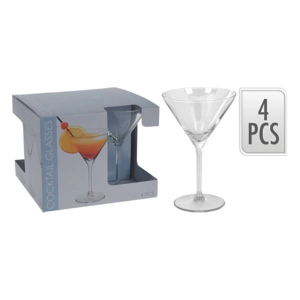 4 st. Martiniglas 26 cl CC7000730 by Koop color Helder