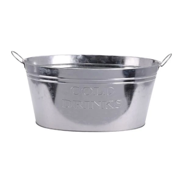 Oval zinkbalja 50x35cm DR8200080 by Koop color Silver