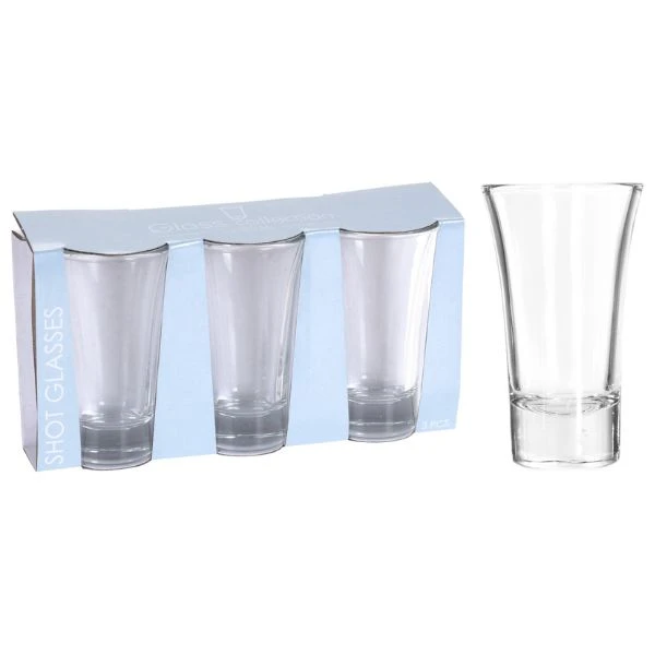 Shotglas 80ml 3-pack YE6000740 by Koop color Svart