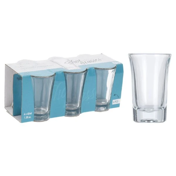 Shotglas 40 ml 6-pack YE6000060 by Koop color Svart