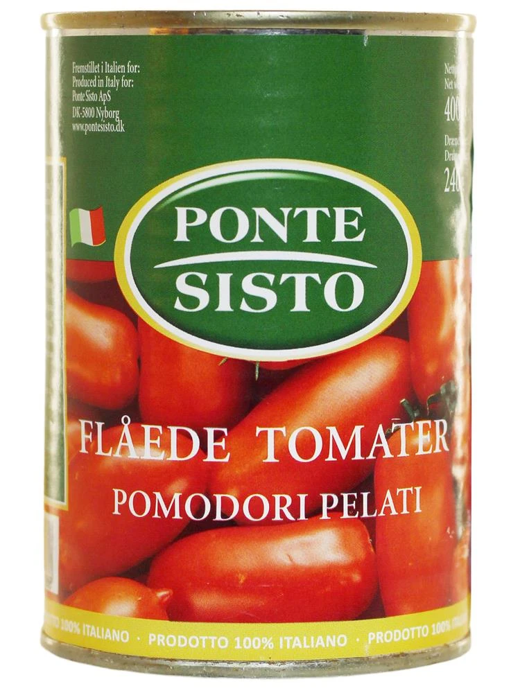 Skalade tomater Easy Open DS (400 G) 91919 by Ponte Sisto color Svart