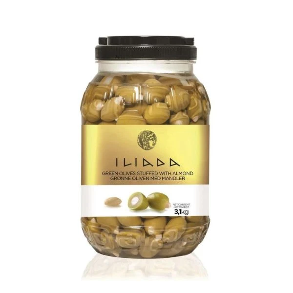 Gröna oliver med mandel BT (3,1 kg) 276189 by Iliada color Svart