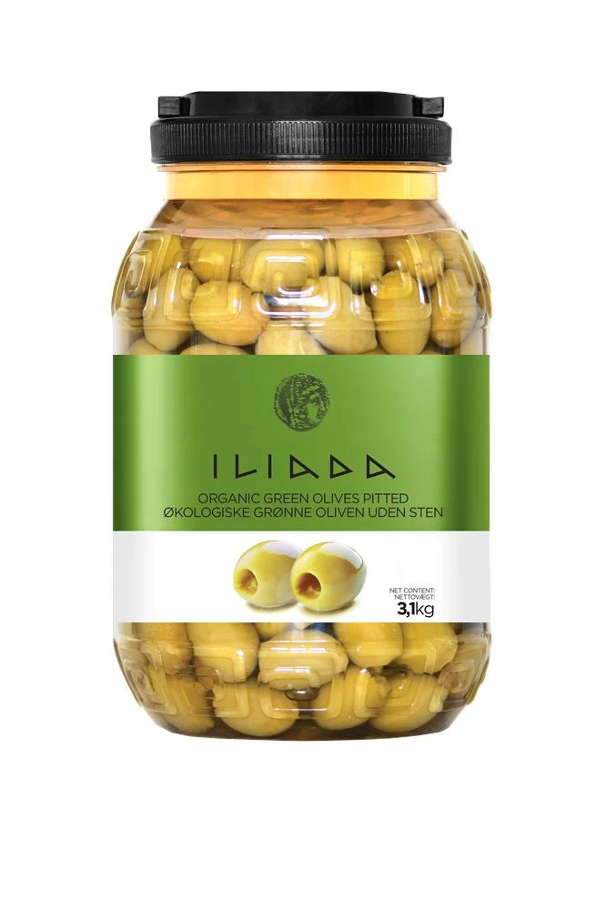 Gröna urkärnade oliver i lag Eko SP (3,1 KG) 309433 by Iliada color Svart