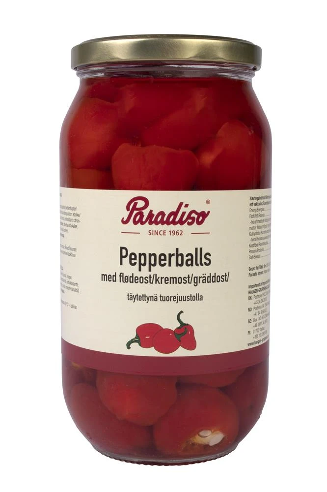 Pepperballs med Färskost GL (950 G) 223088 by PARADISO color Svart