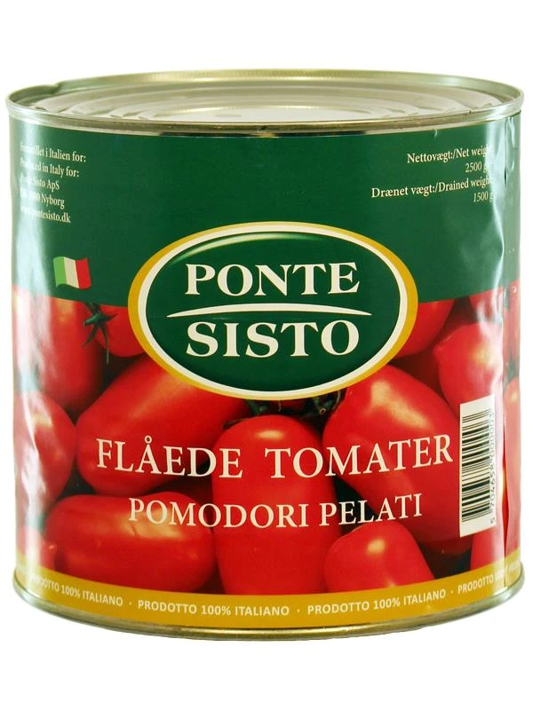 Skalade tomater burk (3 kg) 80603 by Ponte Sisto color Svart