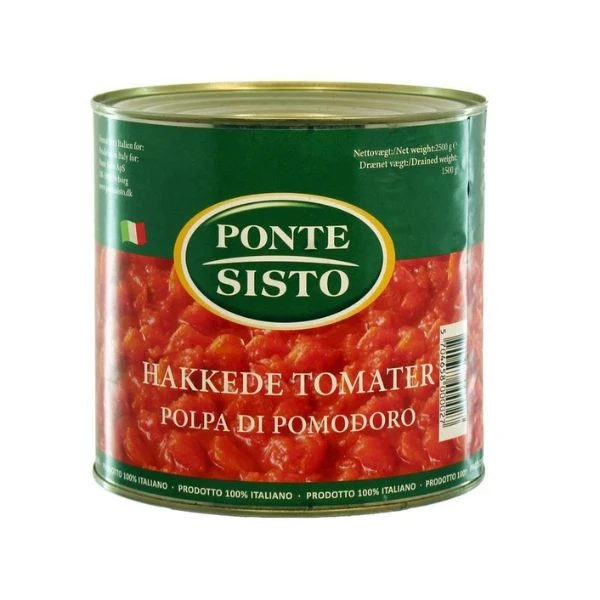 Hackade Tomater Burk 2,5 kg 80200 by Ponte Sisto color Svart