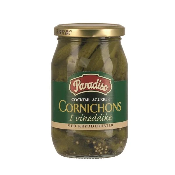 Cornichoner på burk (330 g) 26284 by PARADISO color Svart