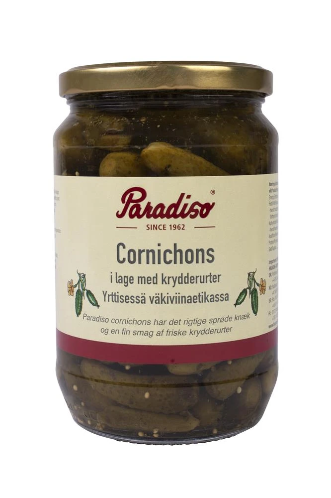 Cornichons GL (670 g) 179221 by PARADISO color Svart