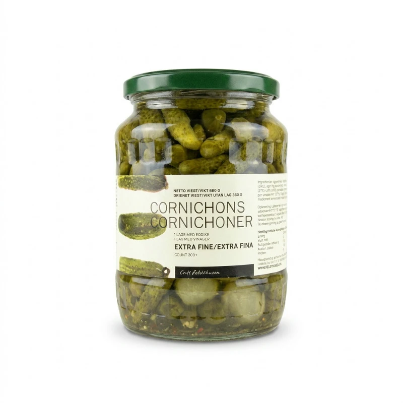 Cornichons Extra Fina 300+ GL (680 g) 200432AB by FELDTHUSEN color Svart