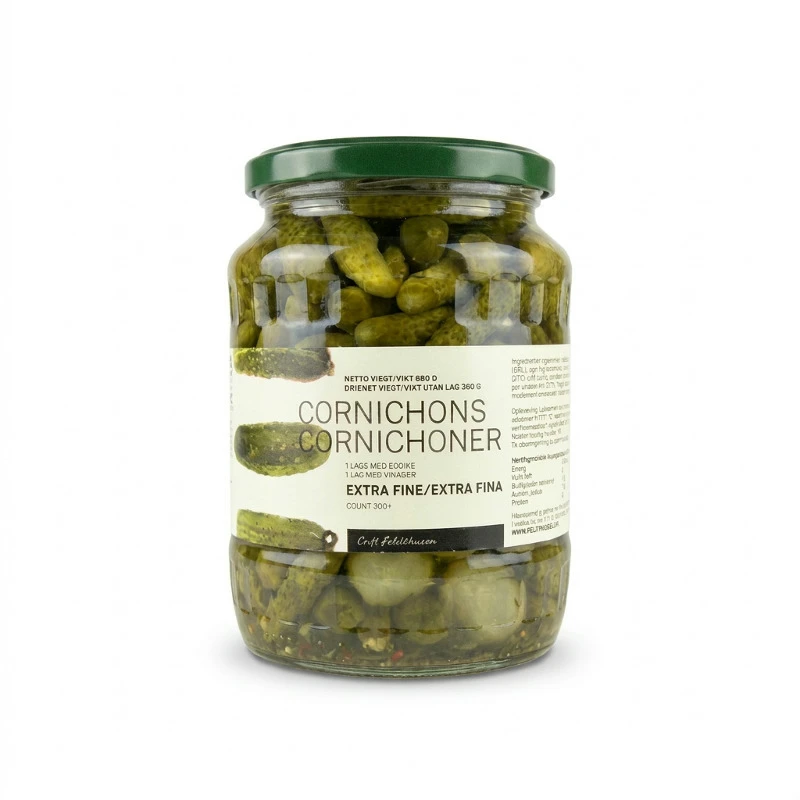 Cornichons Extra Fina 300+ GL (680 g) 200432AB by FELDTHUSEN color Svart