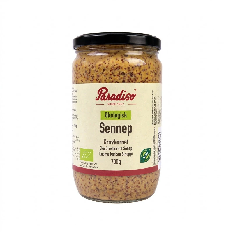 Grovkornig senap Eko GL (720 G) 253799 by PARADISO color Svart