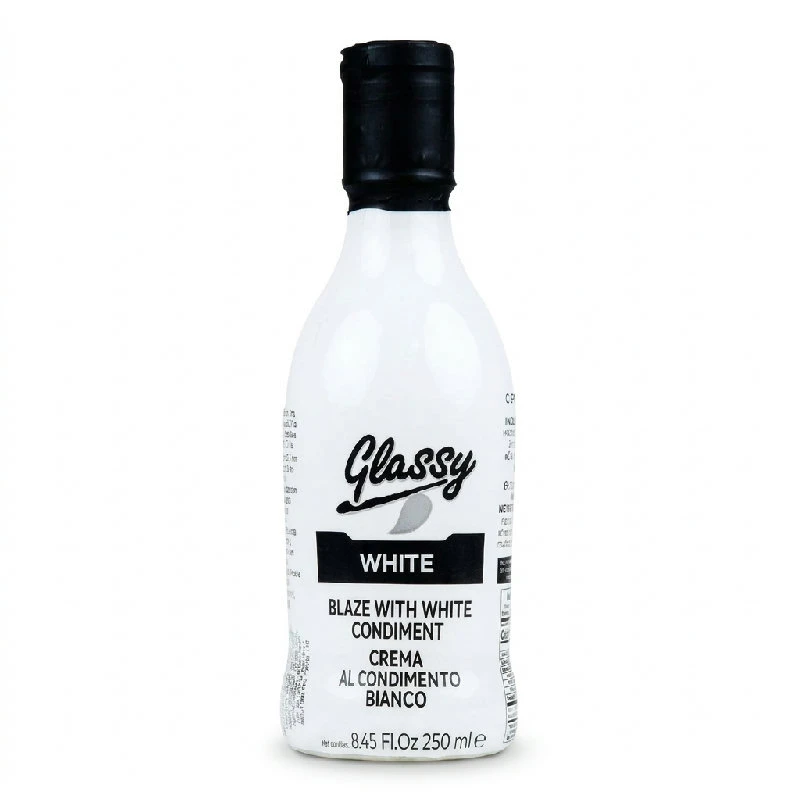 Vit balsamicoglaze 250 ml 307234 by Glassy color Svart