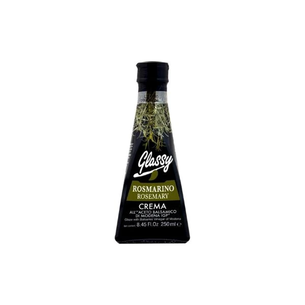 Balsamicoglaze Rosmarin FL 250 ml 316319 by Glassy color Svart