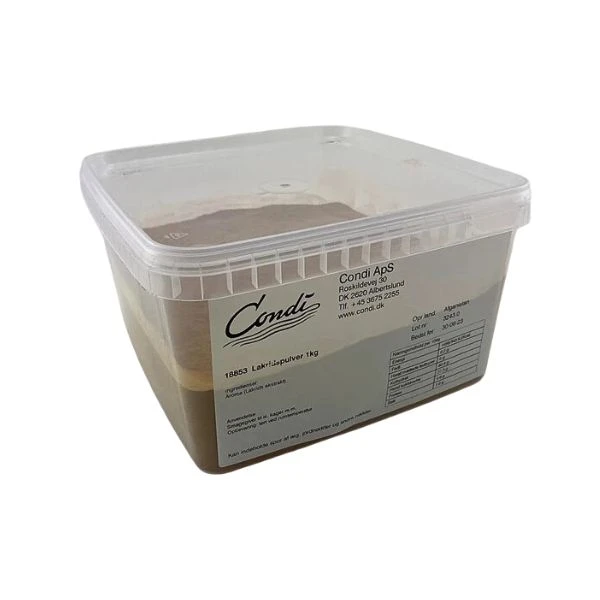 Lakritspulver PS (1 KG) 80298 by Condi color Svart