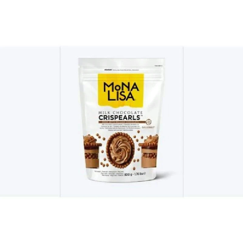 Crispearls med Mjölkchoklad PS (800 G) 312558 by Mona Lisa color Svart