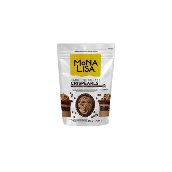 Crispearls med mörk choklad PS (800 G) 312556 by Mona Lisa color Svart
