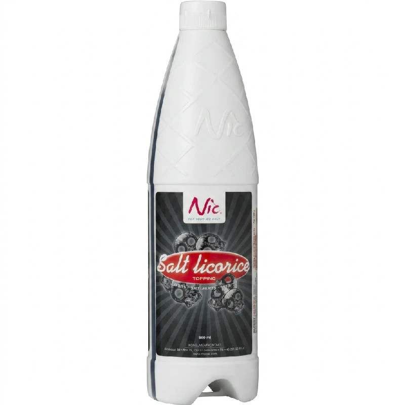 Topping Saltlakrits NonDrip FL (90 cl) 23300 by NIC color Svart