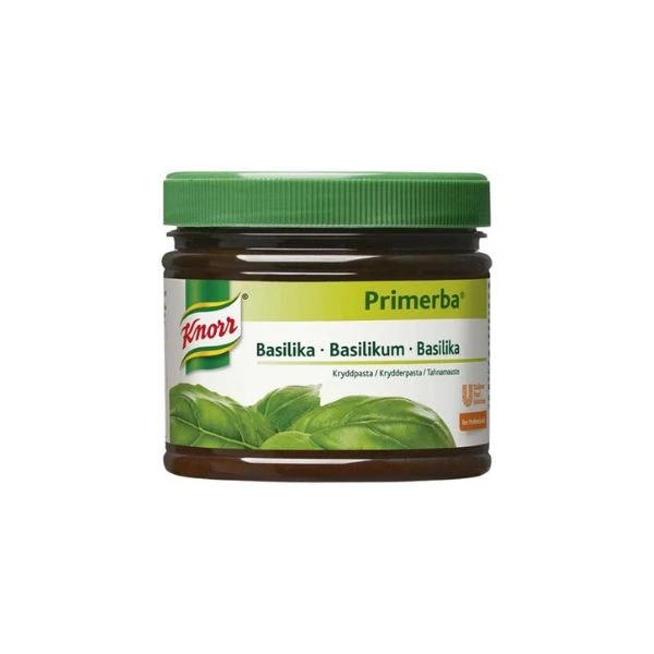 Kryddpasta basilika GL (340 g) 26589 by KNORR color Svart