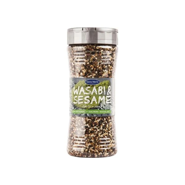 Wasabi & sesam krydda DS (295 g) 239101 by Santa Maria color Svart