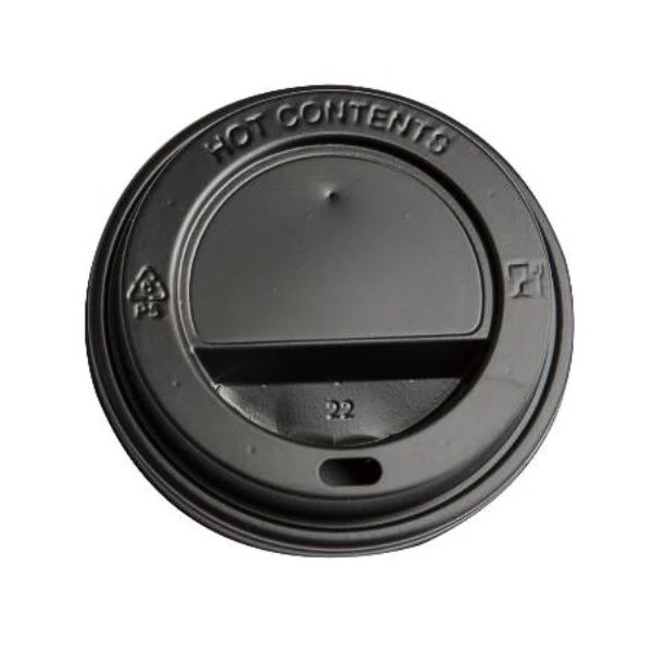Dryckeslock i plast svart Ø90xH20mm till kaffebägare ML110105-1 by Multiline color Svart