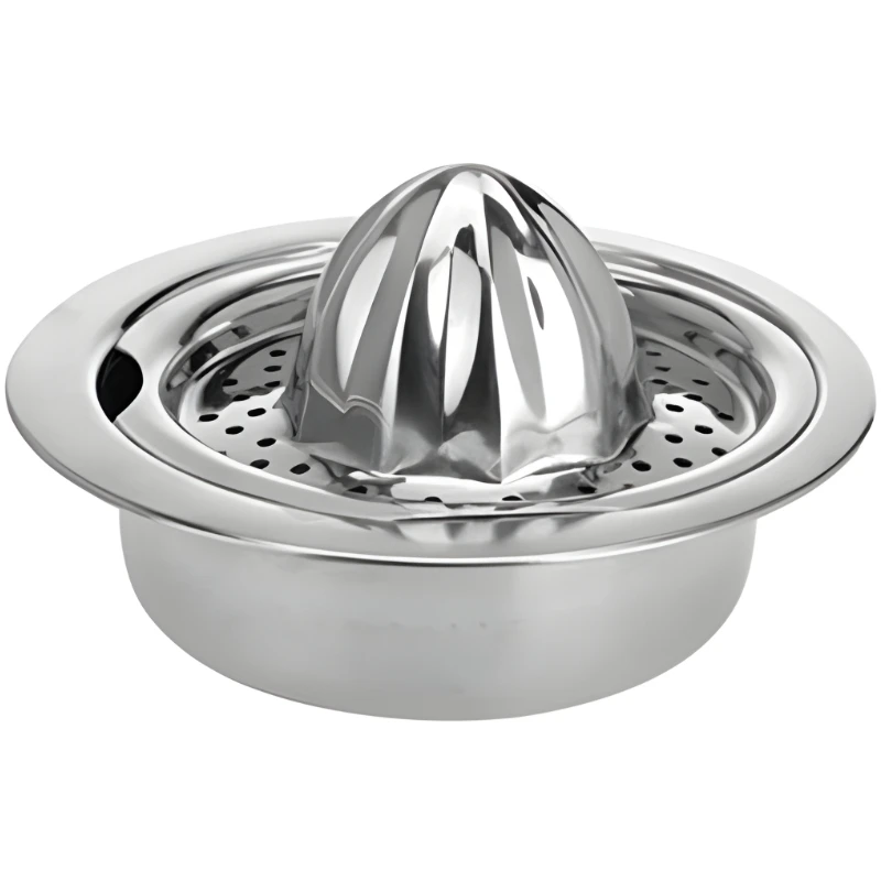 Citronpress i rostfritt stål 16 cm 9007420 by Koop color Silver