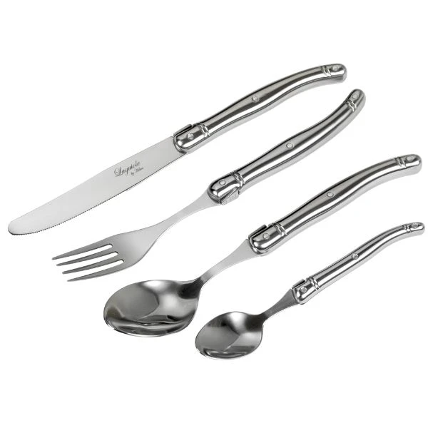 Laguiole By Hâws bestickset 24 delar Rostfritt stål 30-LG0145SS by Laguiole By Hâws color Svart