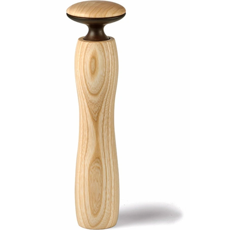 HERCULES salt- och pepparkvarn i ljus ask – 28,5 cm, Ø 7,5 cm LESPNL by Legnoart color Svart