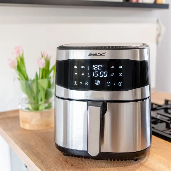 Steba Varmluftsfritös Family 8 L timer 80-200°C STHF8000FAMILY by Steba color Svart