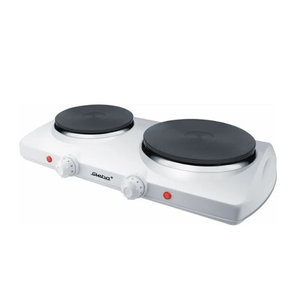 Steba Dubbel kokplatta STKF150, Ø16/19 cm zoner, 2300W, vit STKF150 by Steba color Svart
