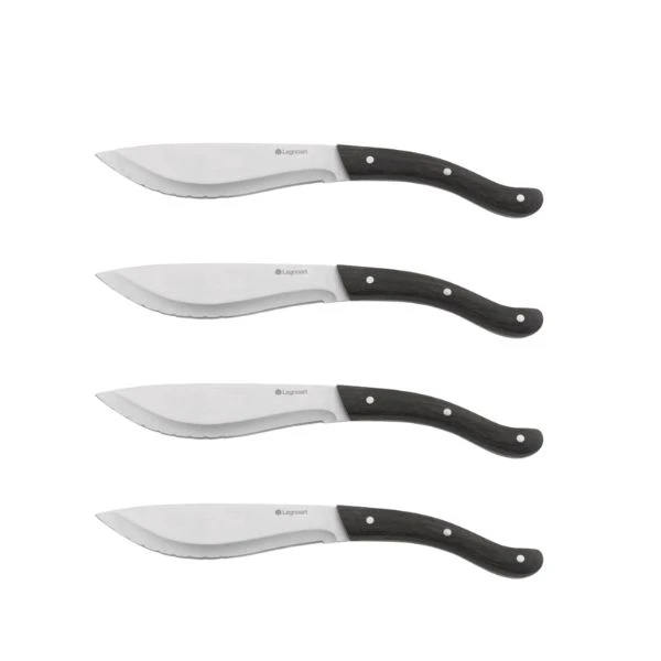 Legnoart TOMAHAWK Steakknivset - 4 st - mörkt skaft LESK200D by Legnoart color Svart