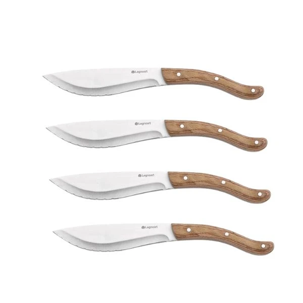 Legnoart TOMAHAWK Stekknivsset – 4 st – ljust skaft LESK200L by Legnoart color Svart
