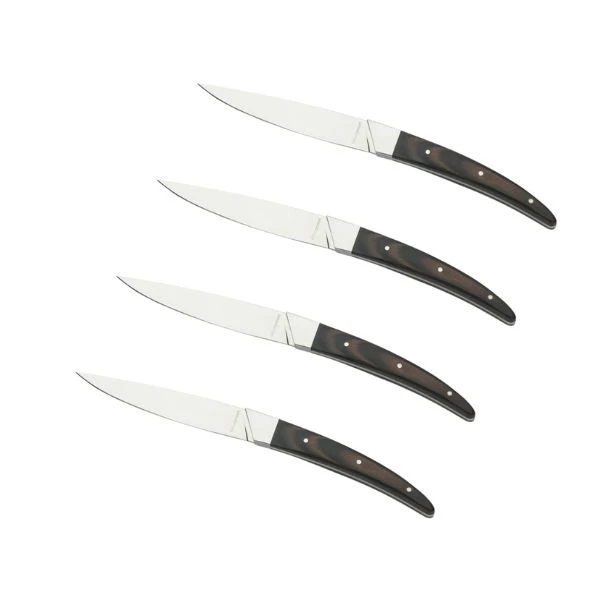 Legnoart PORTERHOUSE Steakknivar set (4), mörkt skaft LESK7A by Legnoart color Svart