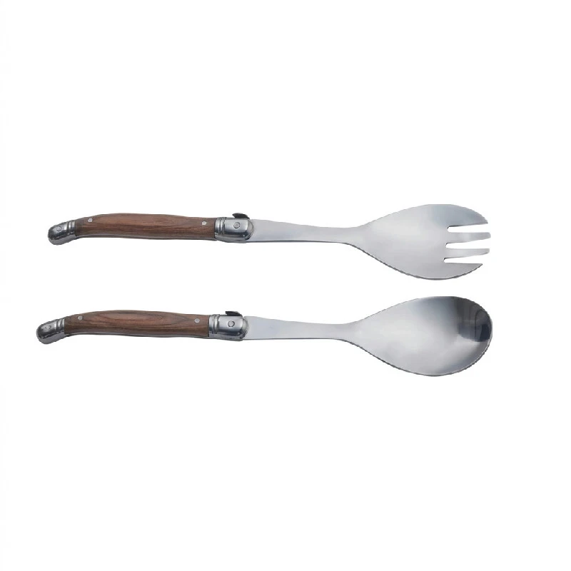 Legnoart Salladsbestick 2 delar, Ljust bokträ, 145x405 mm LERSS by Legnoart color Svart