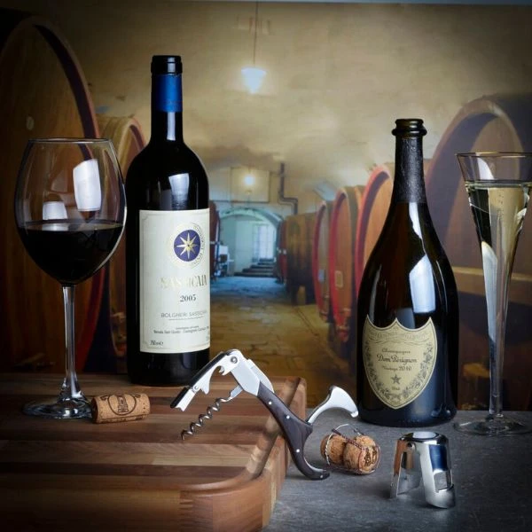 Legnoart WINE KEYS 4 i 1 korkskruv, champagne LEWF6 by Legnoart color Svart