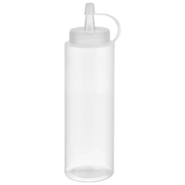 Klämflaska med pip klar 26 cl 22040090 by APS color Helder