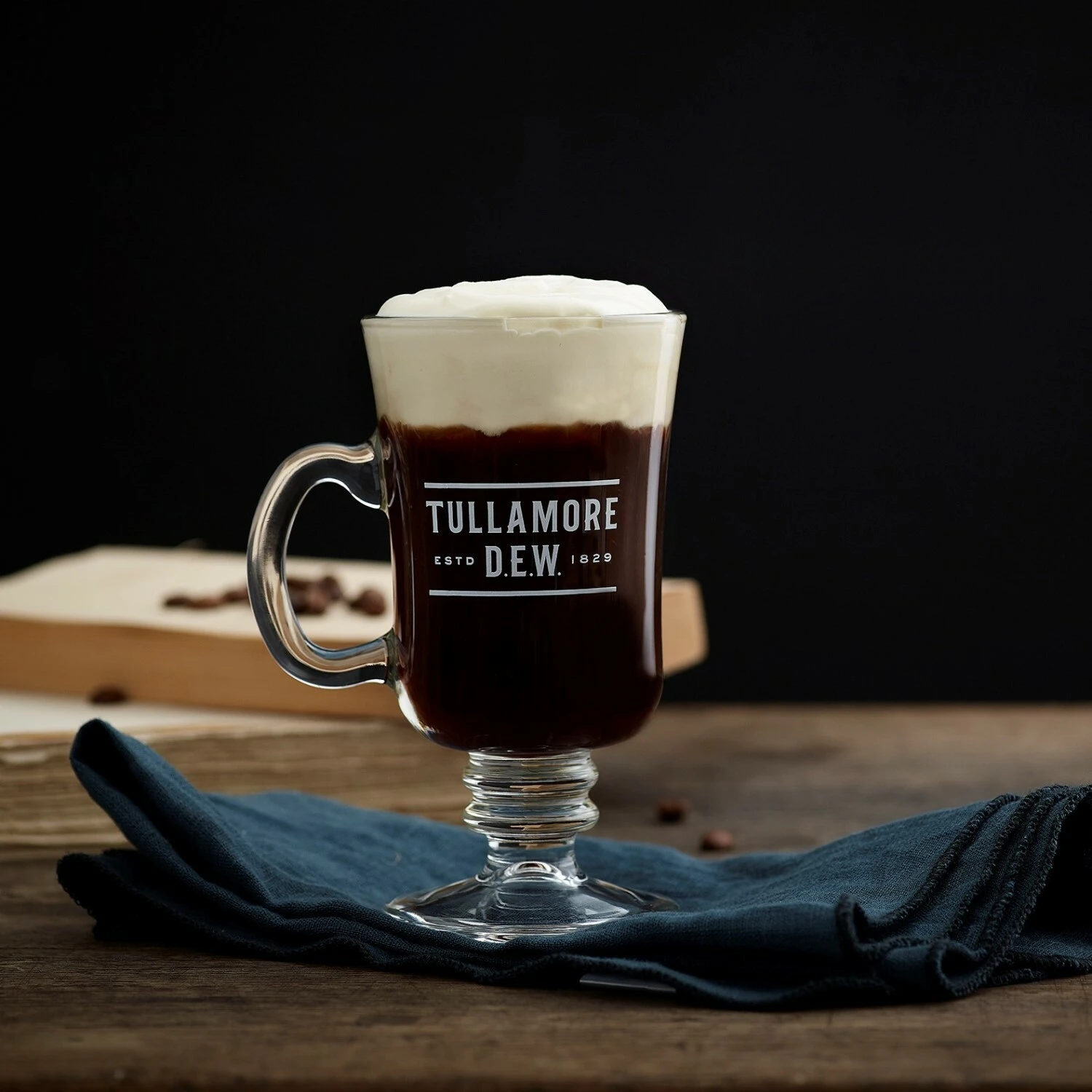 Tullamore Irish coffee-glas MerchTulla1 by TULLAMORE color Svart