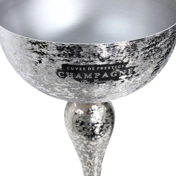 Lyxig Champagnekylare med Stativ i Rostfritt Stål 40851 by Drink color Svart