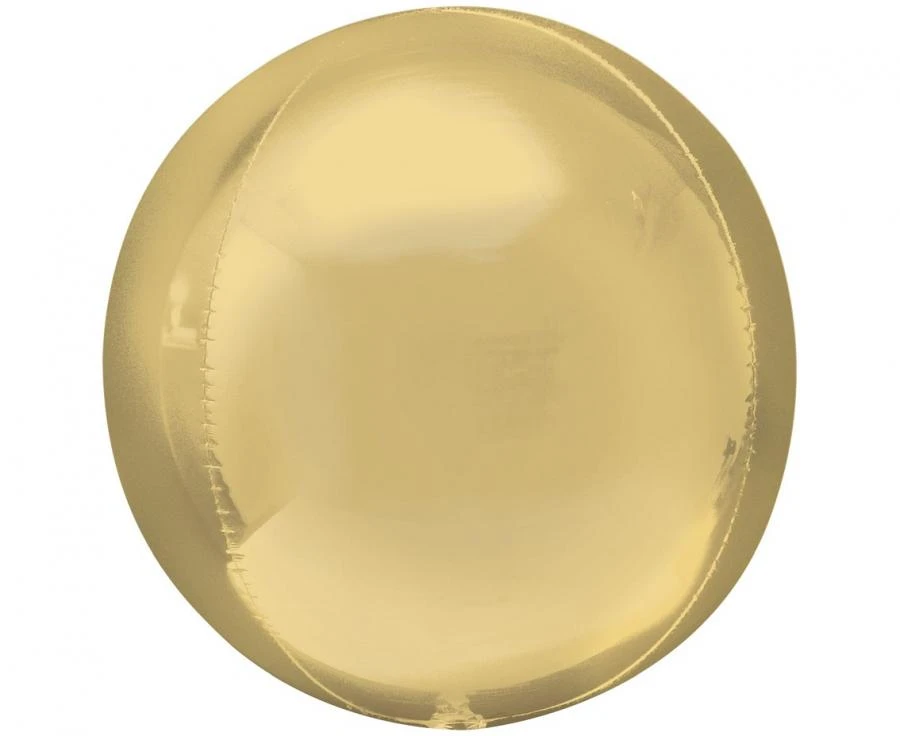 Folieballong ORBZ - Vit Guld Boll 1 st 4186901 by Godan color Svart