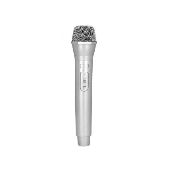 Silvermikrofon 23,5 cm 30846 by Godan color Svart