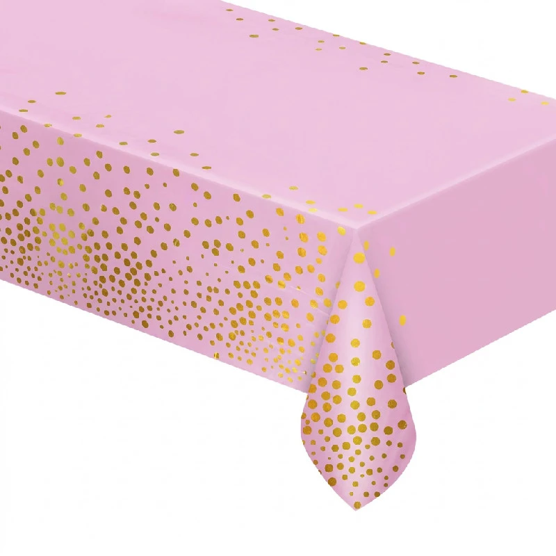 Folieduk B&C med guldprickar rosa 137x183 cm SH-OFGR by Godan color Svart
