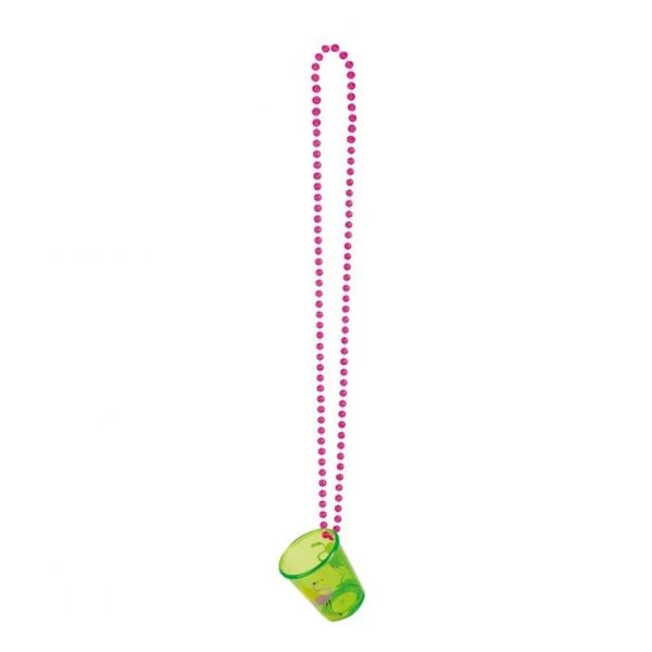 Hawaiihalsband med shotglas 52464 by Godan color Svart