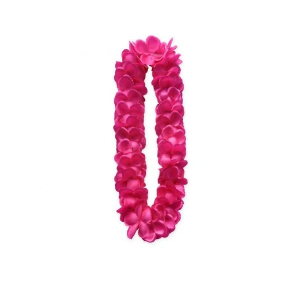 Hawaiikrans i satin rosa DJ-NHSR by Godan color Svart