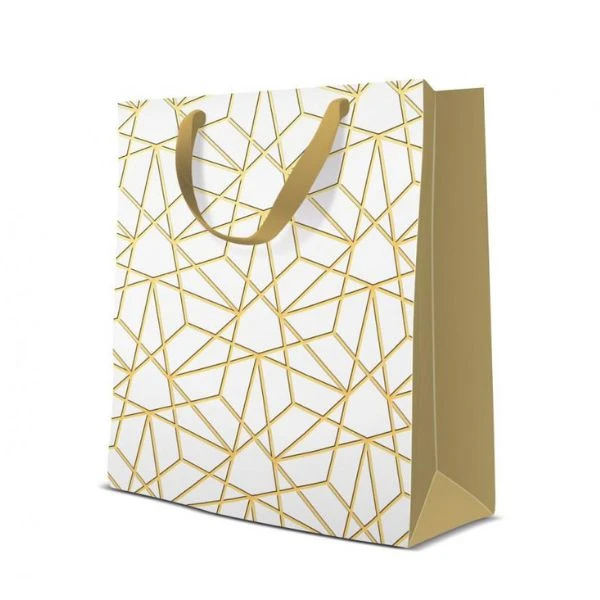 Presentpåse PAW Luksus Mesh 20x25x10 cm AGB1023303 by Godan color Svart